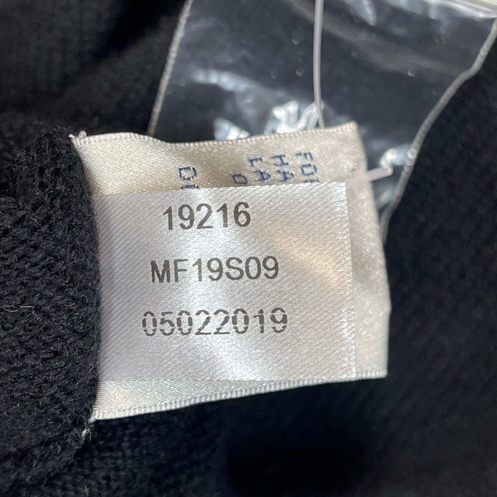 Peter Millar Sweater Men Large Black Cashmere 4 Button James Bond Bow Tie Luxury - Picture 7 of 10